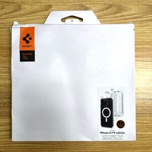 Spigen Apple iPhone 15 Pro Case‎ + Screen Protector Pack [Ultra Hybrid] (MagFit)